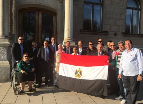 زيارة السفارة المصرية بالسويد