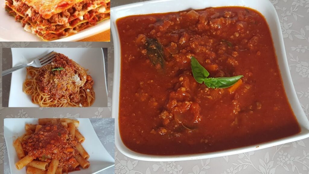 طريقة عمل صلصة البولونيز الايطالية 1 طريقة عمل صلصة البولونيز الايطالية