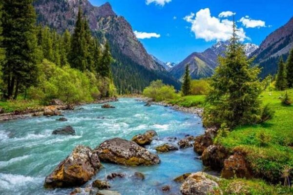 اين تقع قرغيزستان ؟